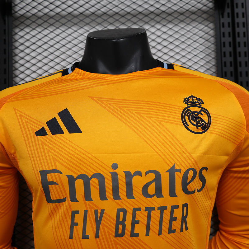 Real Madrid Portocaliu maneca lunga