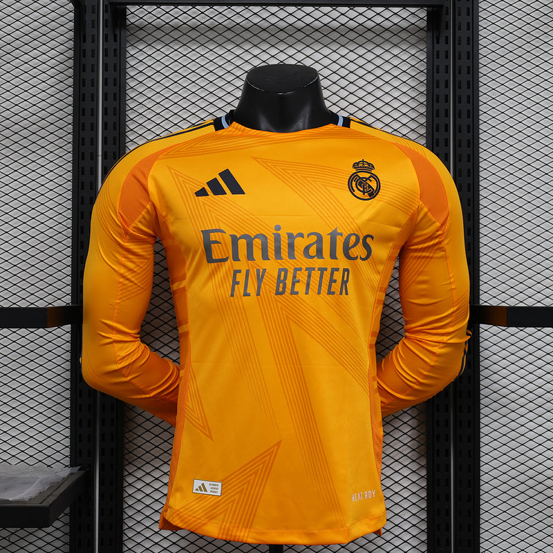 Real Madrid Portocaliu maneca lunga