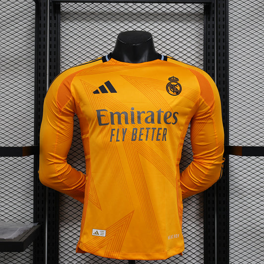 Real Madrid Portocaliu maneca lunga