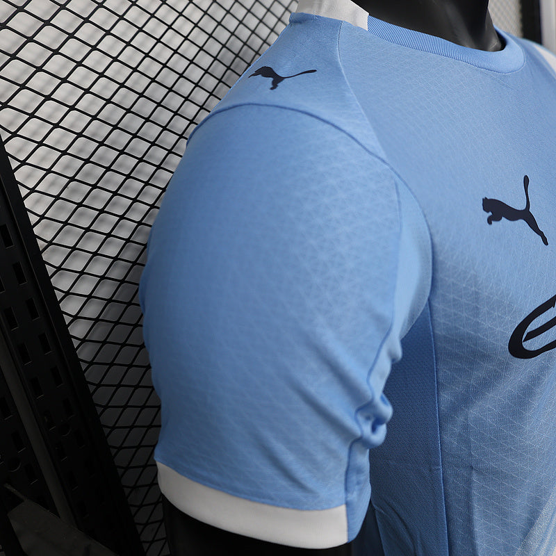 Tricou Manchester City Albastru vedere 7 - Rojersey