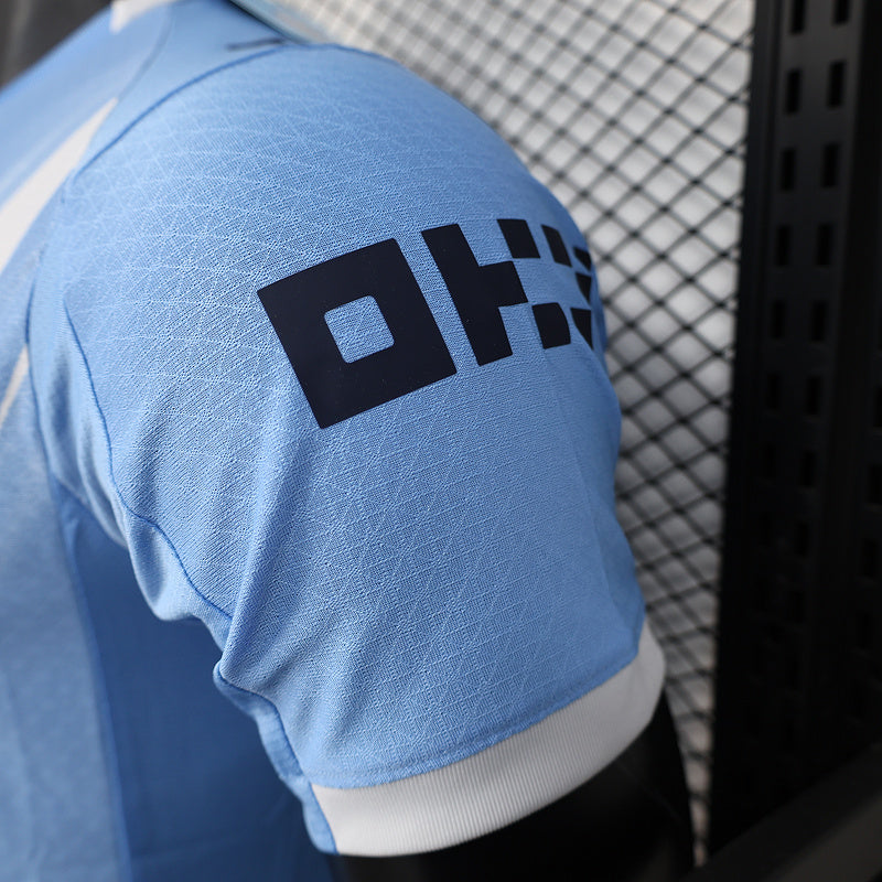 Tricou Manchester City Albastru vedere 8 - Rojersey