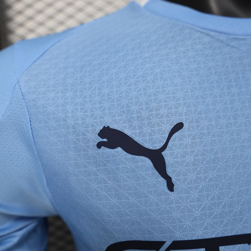 Tricou Manchester City Albastru vedere 4 - Rojersey