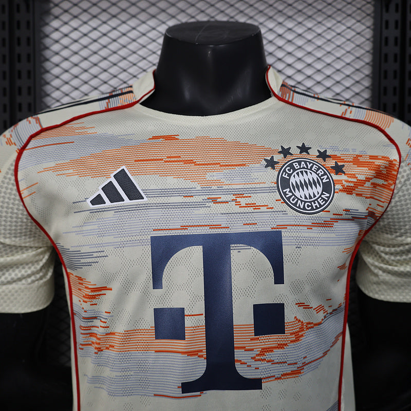 Tricou Bayern Munchen Alb Portocaliu vedere 2 - Rojersey