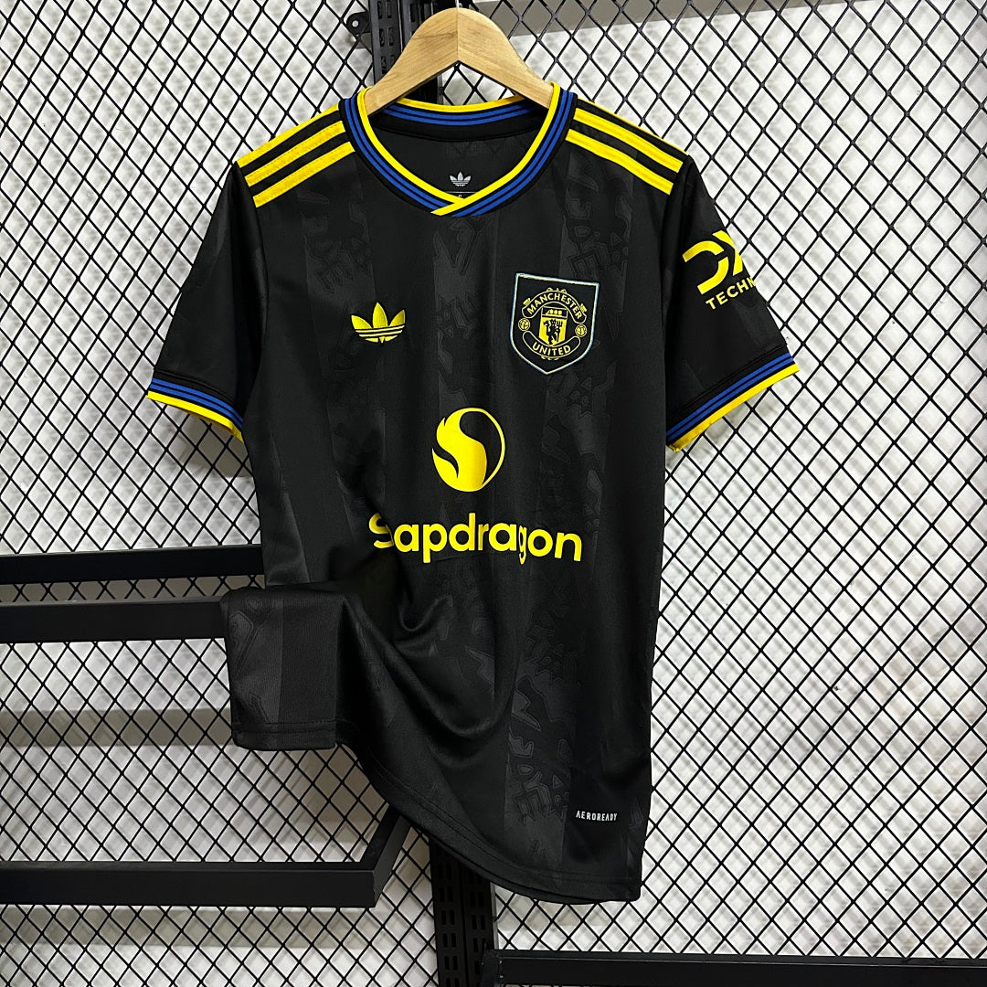 Manchester United Negru Galben