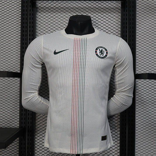 Chelsea Alb maneca lunga