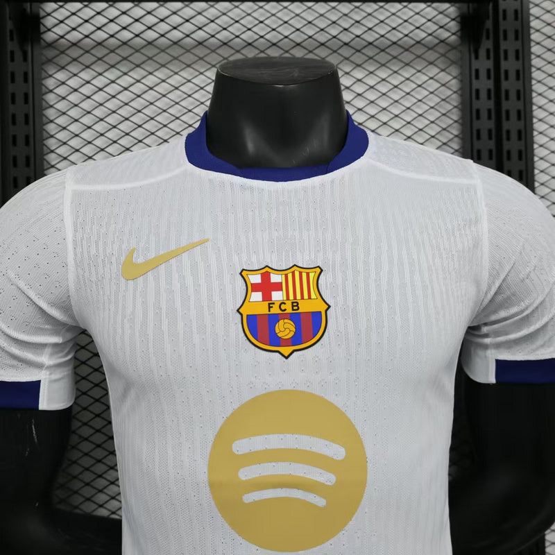 Tricou Barcelona Alb vedere 2 - Rojersey