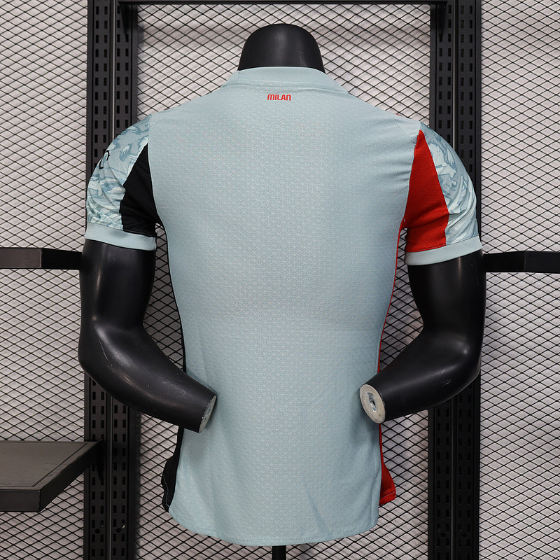 Tricou AC Milan Albastru vedere 6 - Rojersey