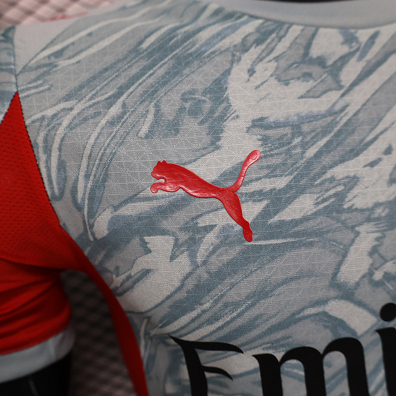 Tricou AC Milan Albastru vedere 4 - Rojersey