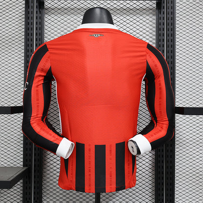 AC Milan Rosu Negru maneca lunga