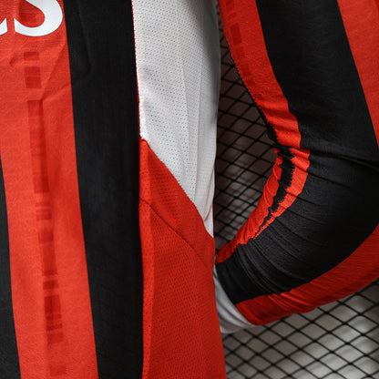 AC Milan Rosu Negru maneca lunga