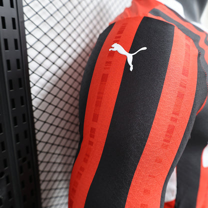 AC Milan Rosu Negru maneca lunga