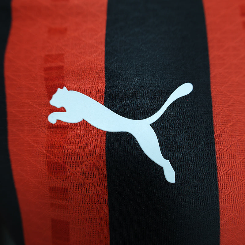 AC Milan Rosu Negru maneca lunga