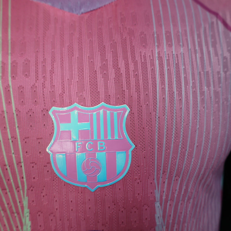 Tricou Barcelona Roz vedere 3 - Rojersey