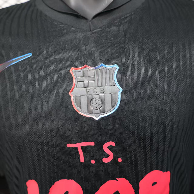 Tricou Barcelona 1989 Negru vedere 3 - Rojersey