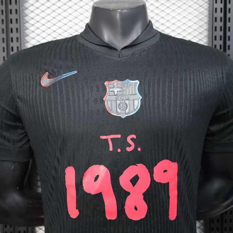 Tricou Barcelona 1989 Negru vedere 2 - Rojersey