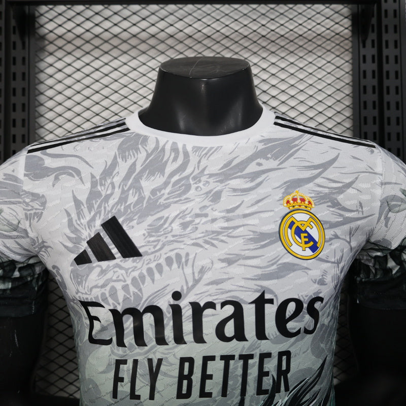 Tricou Real Madrid Dragon Verde vedere 2 - Rojersey