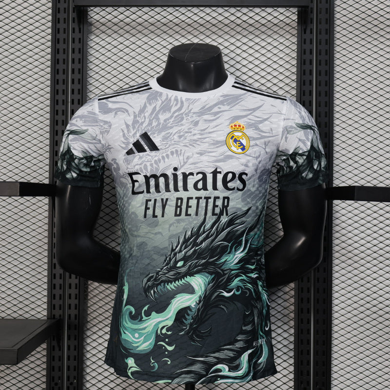 Tricou Real Madrid Dragon Verde - Rojersey